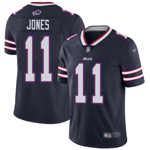 Men Buffalo Bills 11 Zay Jones Limited Navy Blue Inverted Legend NFL Jersey